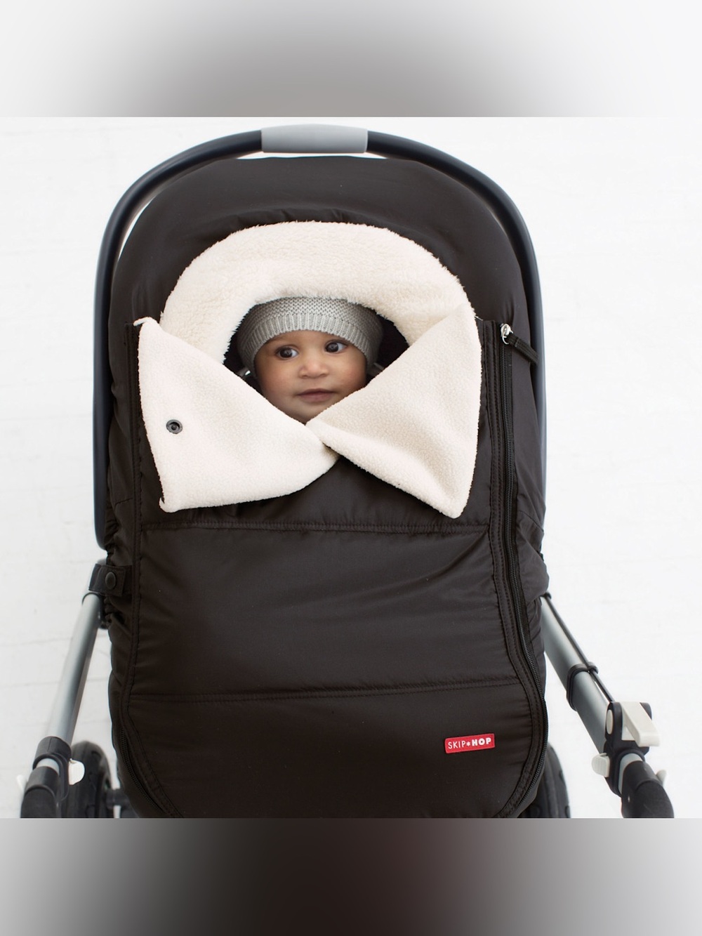 Skip Hop Black Stroll & Go Car Seat Cover